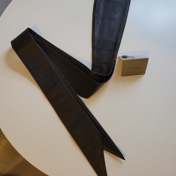 UTERQUE Dress and Leather Belt - Picture 2 of 6